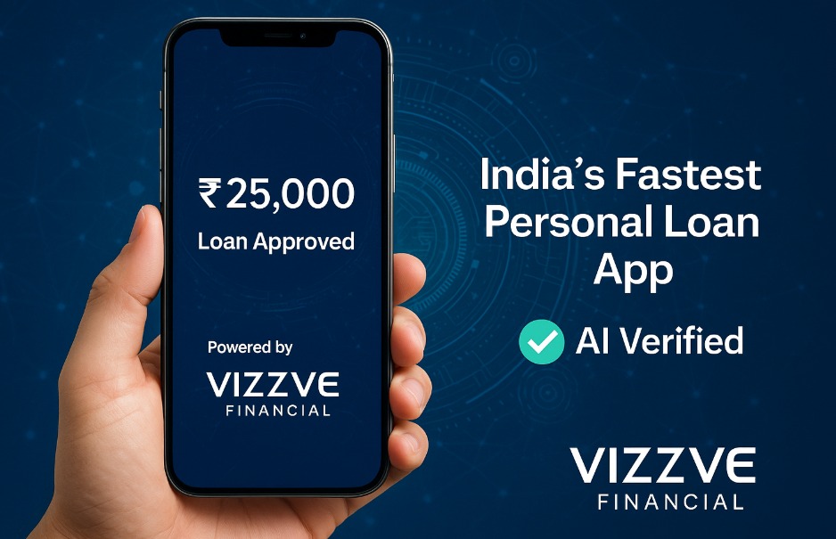 Borrower receiving instant loan approval from Vizzve Microseva faster than banks